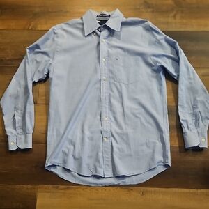 Tommy Hilfiger Blue Casual Button Down Shirt